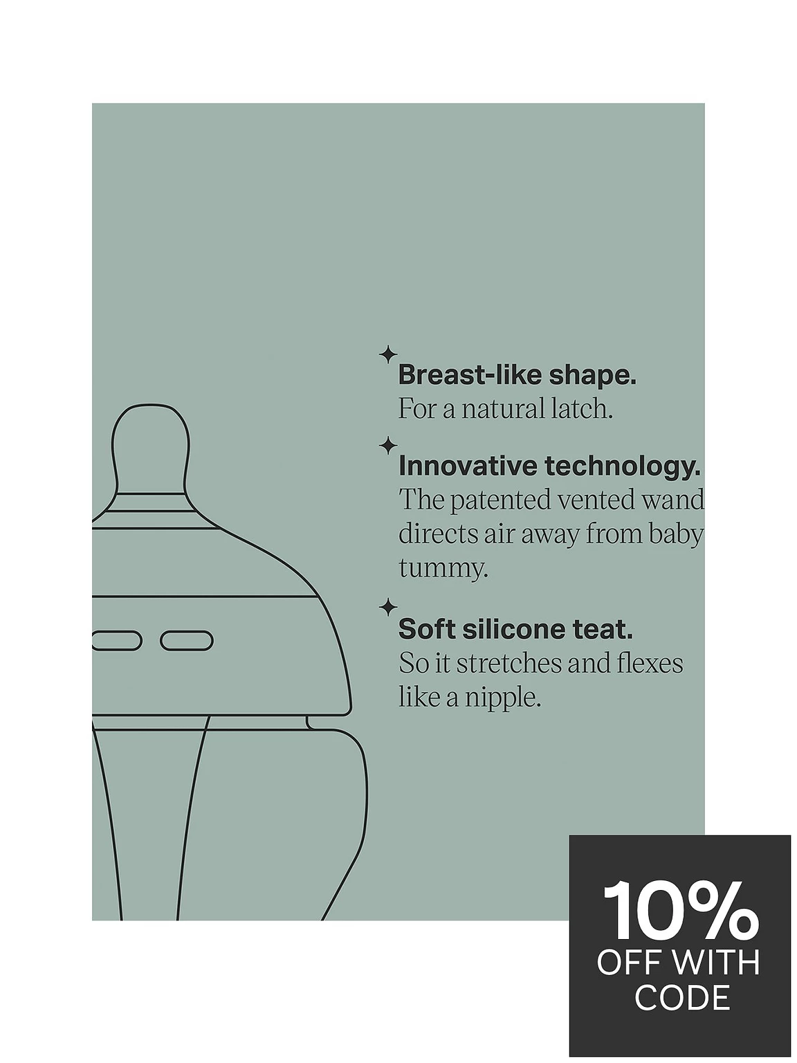 Tommee Tippee Advanced Anti Colic bottle 150ml 3 pack with soft silicone teat