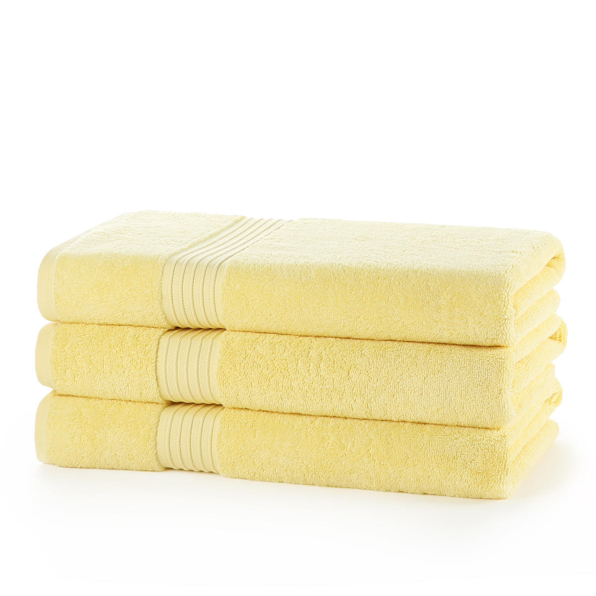 Royal Egyptian 700 GSM bath towels premium7 yellow three pack