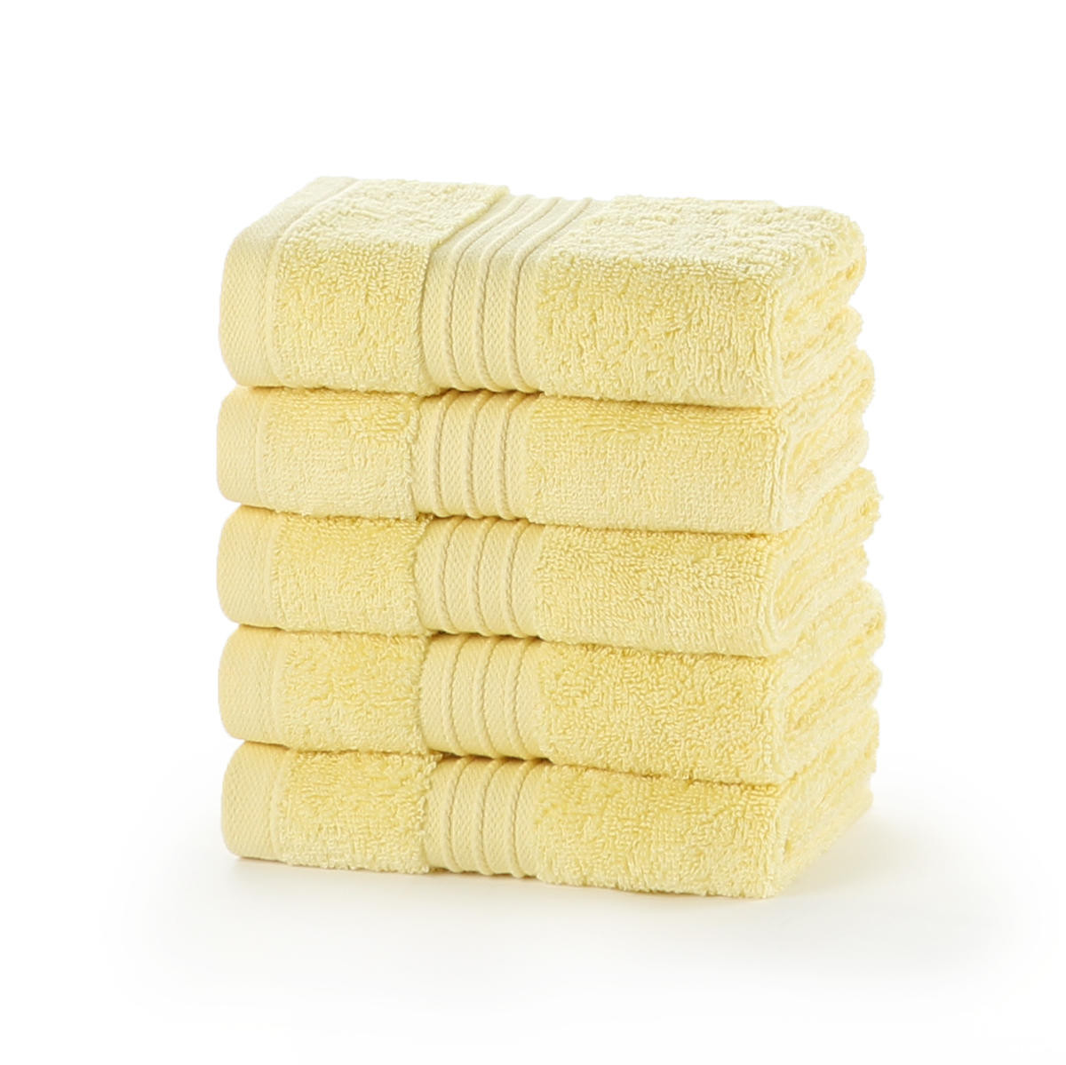 Royal Egyptian 700 GSM bath towels premium7 yellow set of five
