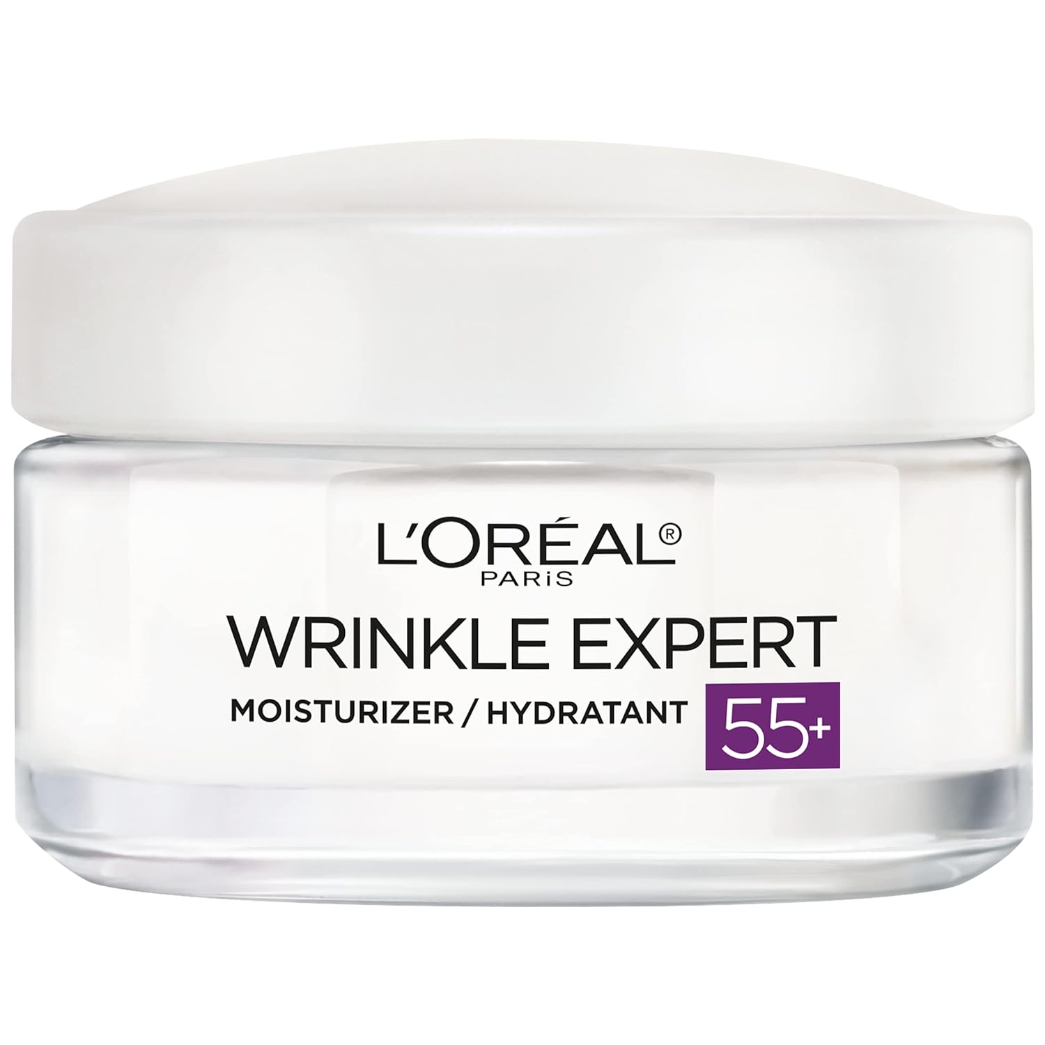 L'Oreal Paris Wrinkle Expert 55+ moisturiser lotion with SPF, 1.7 fl oz
