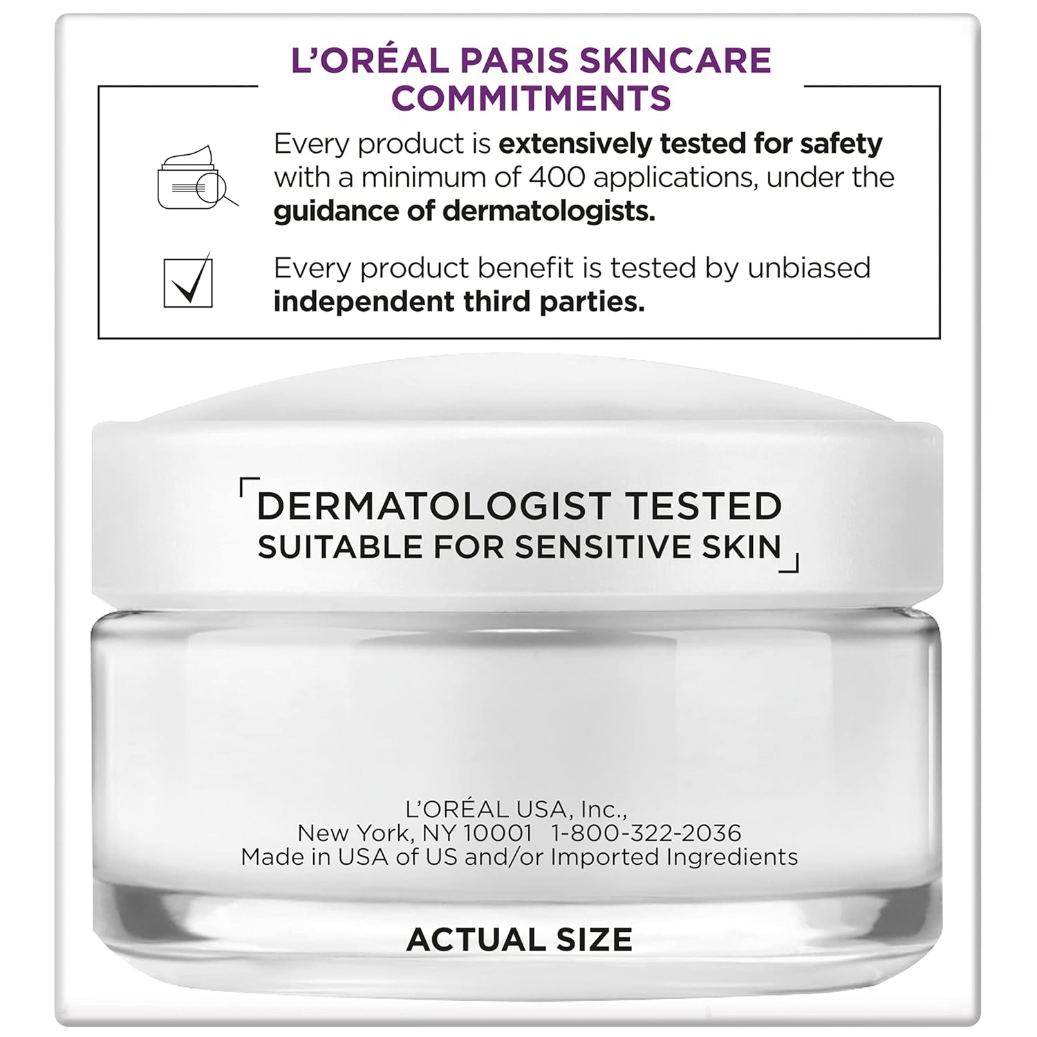 L'Oreal Paris Wrinkle Expert 55+ Age Defense Lotion SPF 1.7 fl oz jar