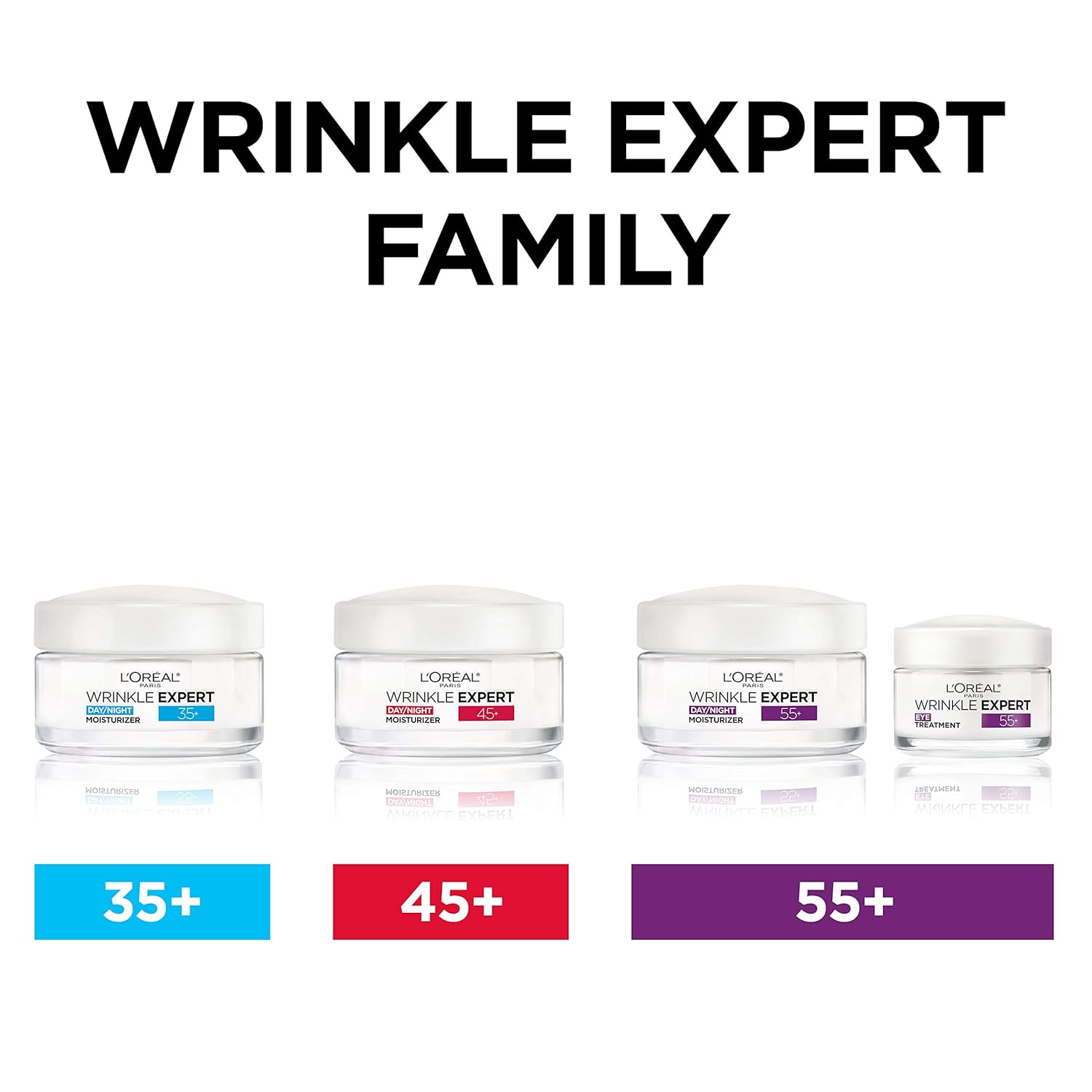 L'Oreal Paris Wrinkle Expert 55+ Age Defense Lotion SPF moisturiser jar