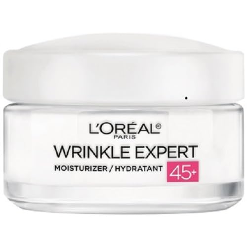 L'Oreal Paris Wrinkle Expert 45+ anti-aging face moisturizer, 1.7 fl oz jar