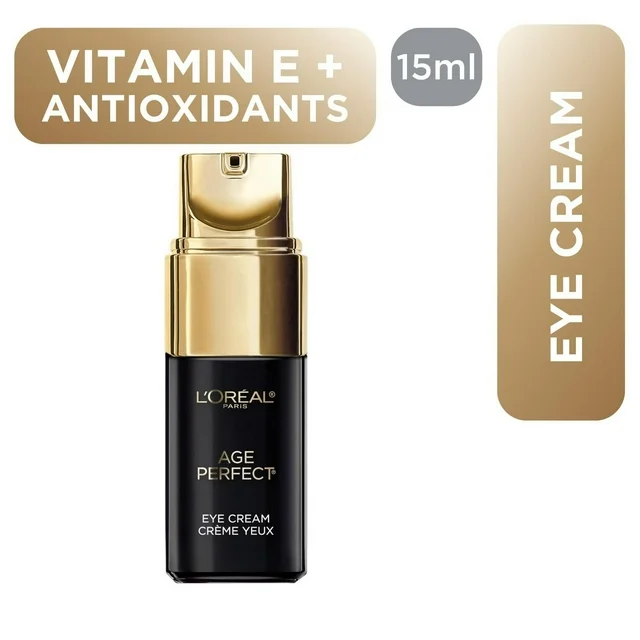 L'Oreal Paris Age Perfect anti-aging eye cream treatment 15ml with vitamin E