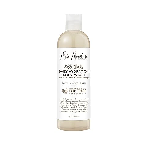 SheaMoisture 100% Virgin Coconut Oil Daily Hydration Body Wash 13oz