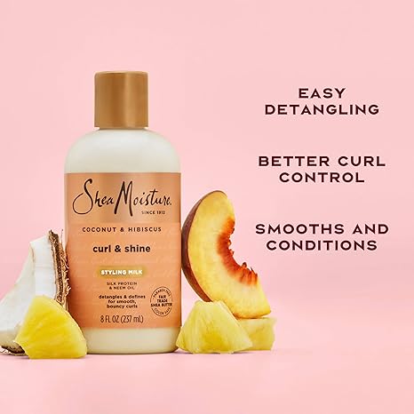 Shea Moisture Coconut and Hibiscus Conditioning Curl and Style Milk 237ml