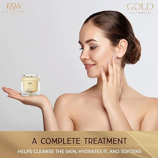 F&W Gold Exceptional Clarifying Cream 200ml in cream jar
