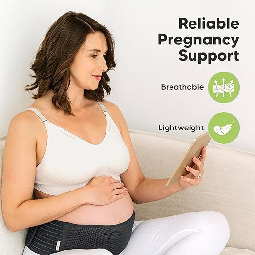 KeaBabies EASE maternity belly band pregnancy support belt breathable lightweight