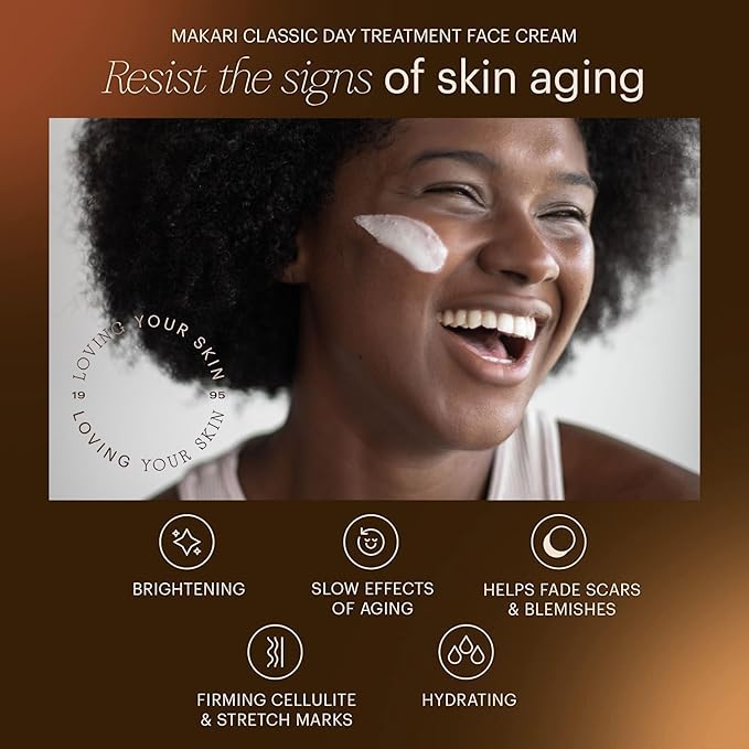Makari Classic Day Treatment Face Cream 55ml jar with applicator