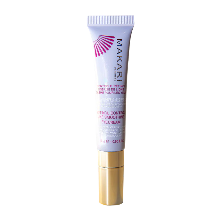 Makari Retinol Control Line Smoothing Eye Cream 15 ml tube with gold cap