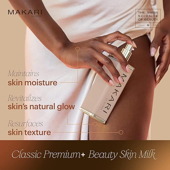 Makari Classic Premium Plus Beauty Skin Milk body brightening lotion bottle