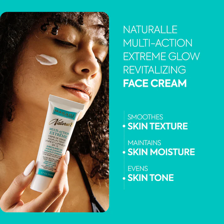 Makari Naturalle Multi-Action Extreme Glow Revitalizing Face Cream SPF 15 tube
