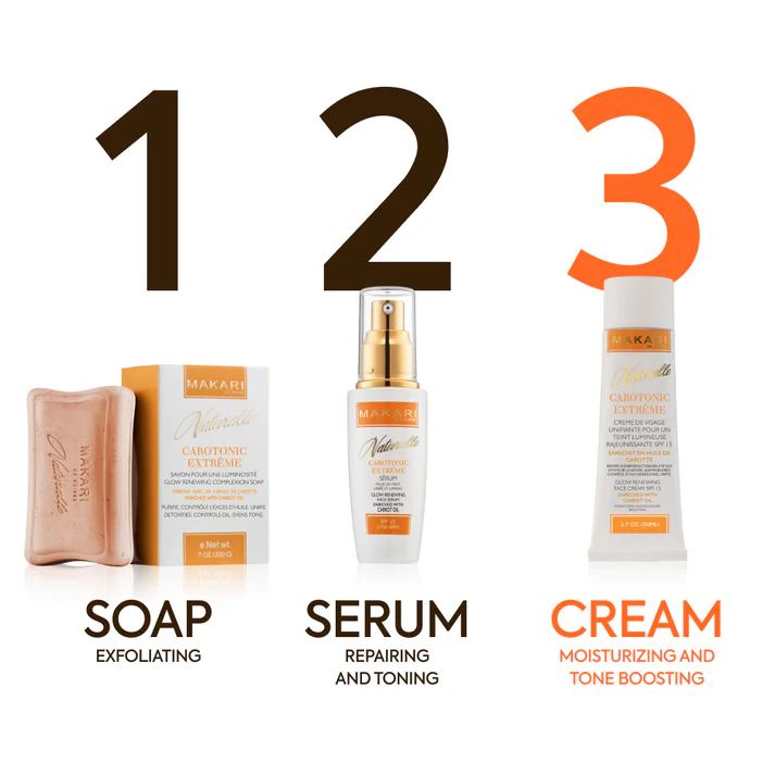 Makari Naturalle Carotonic Extreme Glow Renewing Face Cream moisturising tube