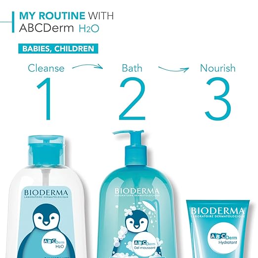 Bioderma ABCDerm foaming gel cleanser for babies and children delicate skin