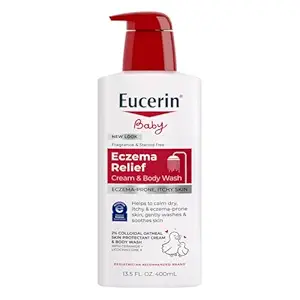 Eucerin Baby Eczema Relief Cream and Body Wash 13.5 fl oz pump bottle