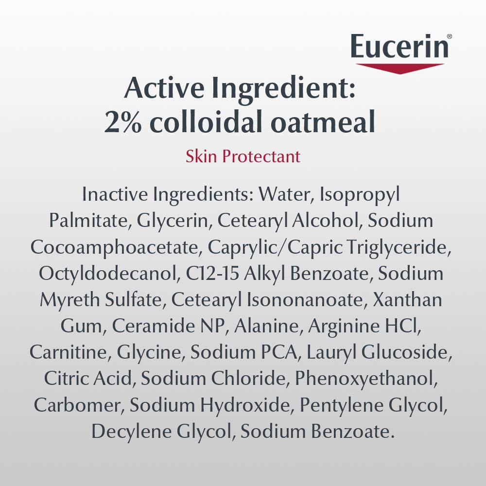 Eucerin Baby Eczema Relief Cream and Body Wash Gentle Cleanser 13.5 fl oz