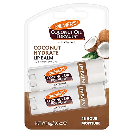 Palmer's Coconut Oil SPF 15 Lip Balm tray with two .15 oz sticks