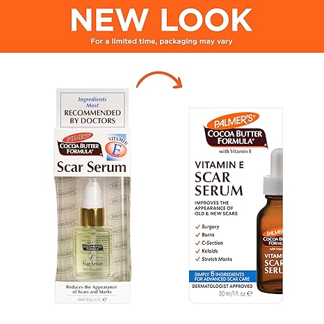 Palmer's Cocoa Butter Scar Serum with Vitamin E, 1 fl oz bottle