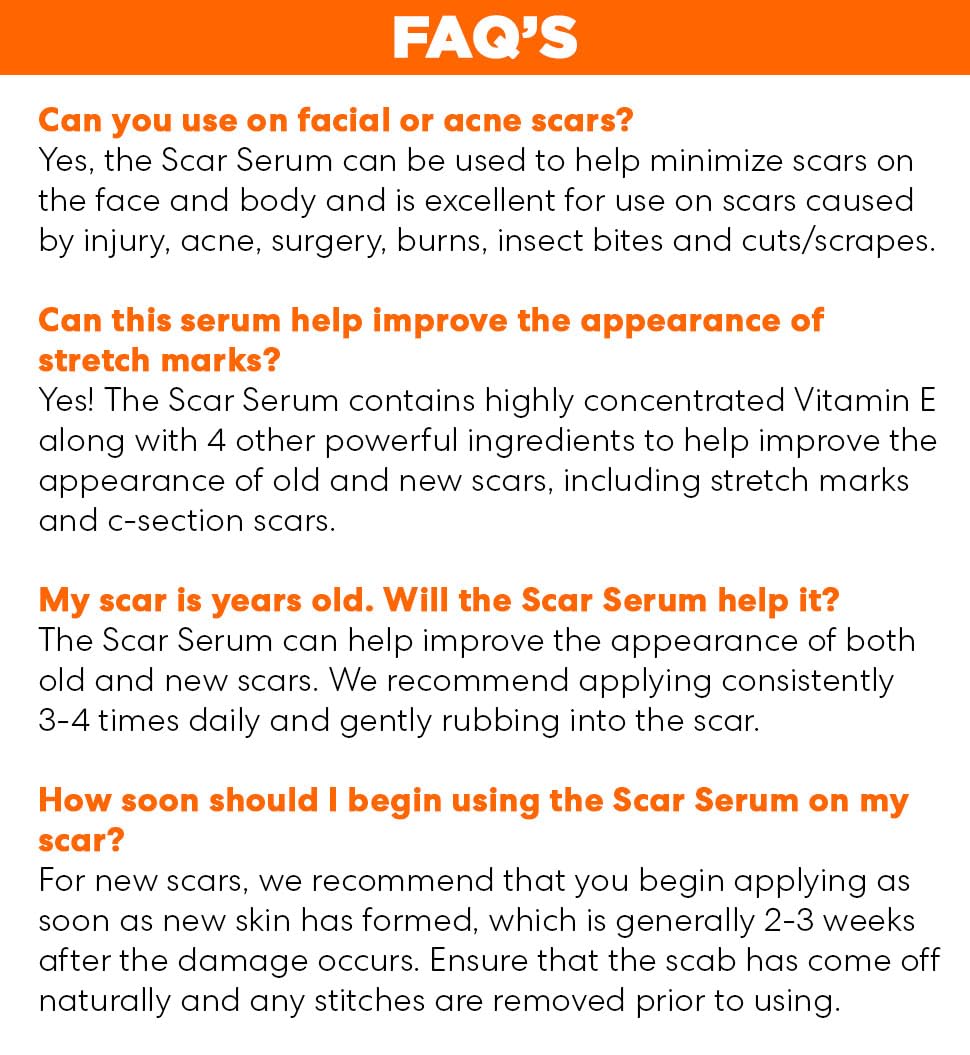Palmer's Cocoa Butter Scar Serum 1 fl oz bottle for scar minimisation