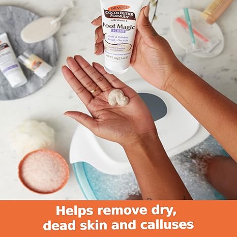 Palmer's Cocoa Butter Formula Foot Magic Scrub 2.1 oz tube