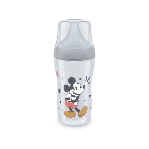 NUK Perfect Match temperature control 260ml bottle Mickey Mouse design