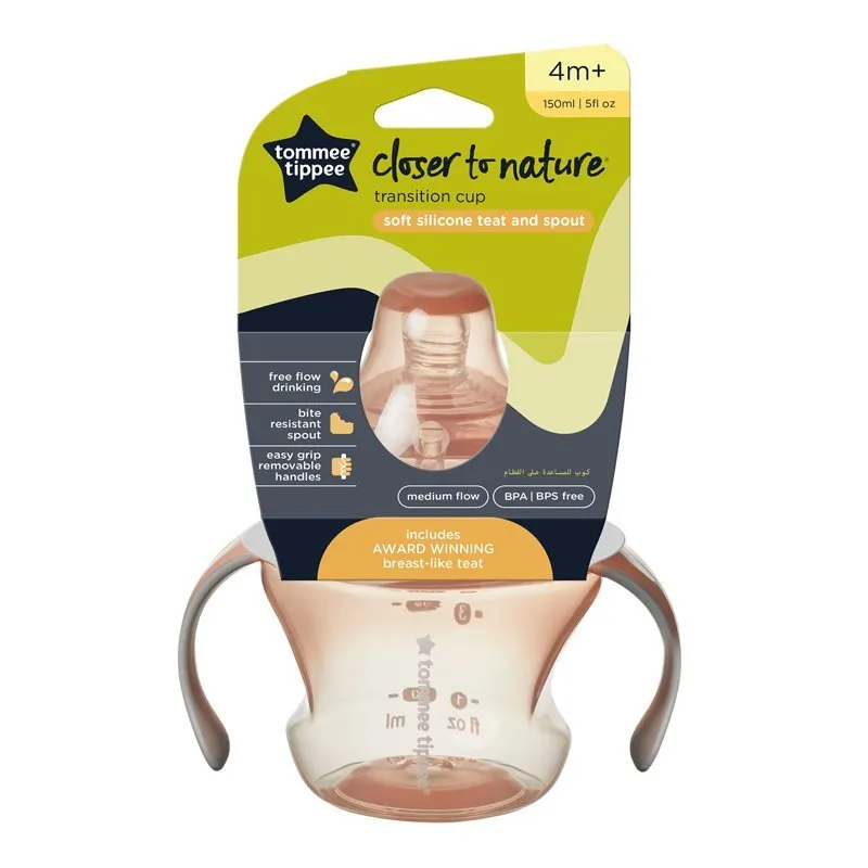 Tommee Tippee First Sips soft infant transition cup 150ml for 4+ months