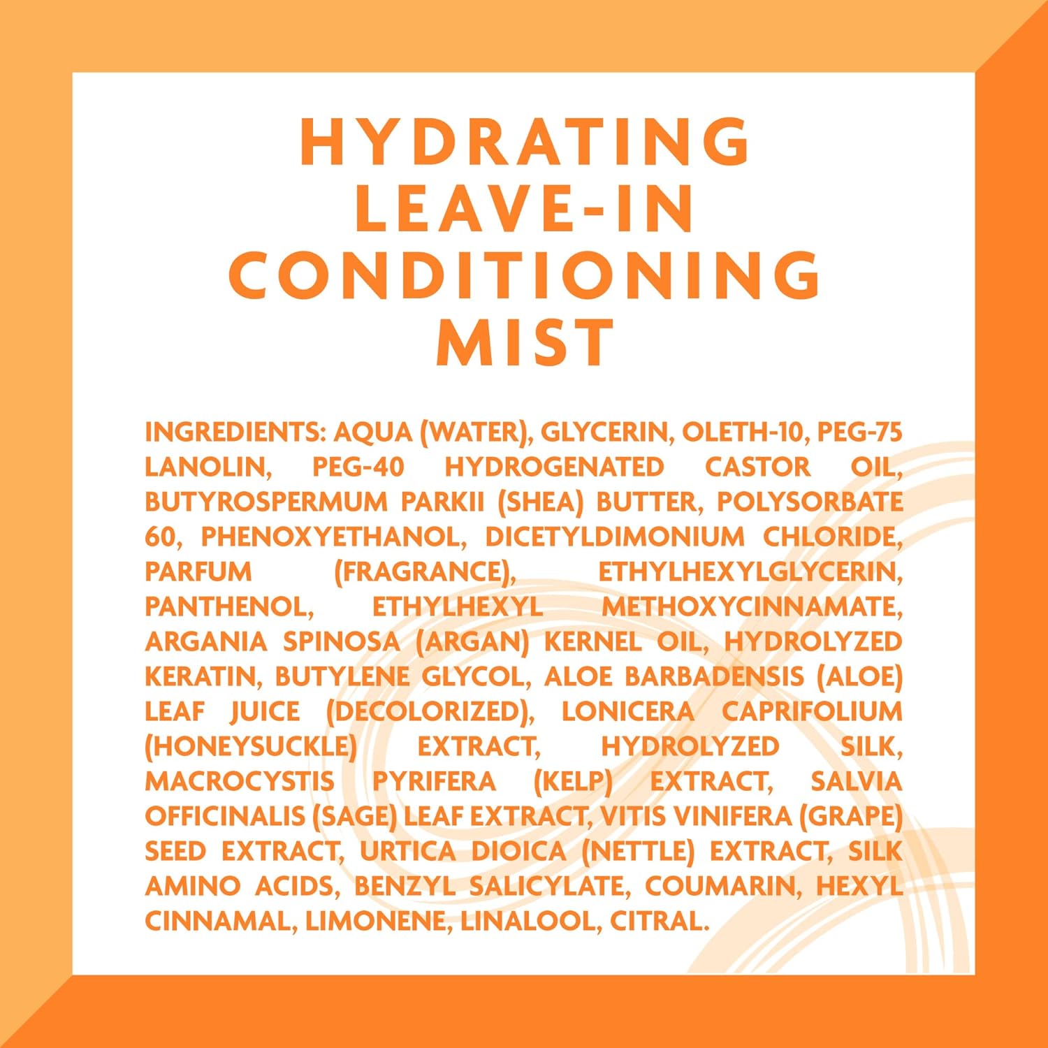 Cantu Shea Butter Hydrating Leave-In Conditioning Mist 237ml spray bottle