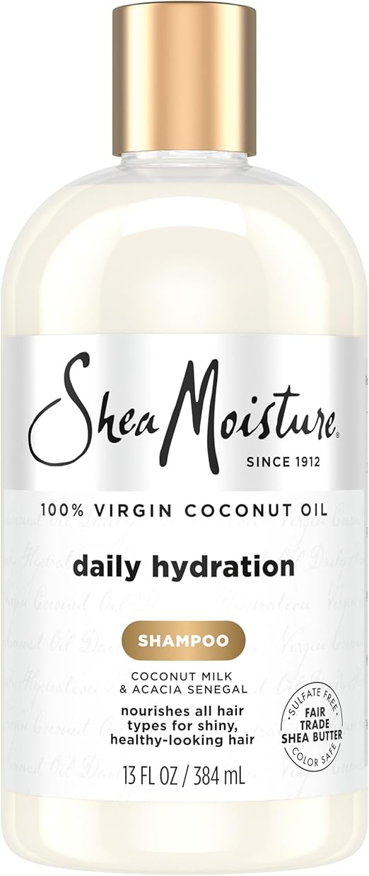 Shea Moisture Virgin Coconut Oil Daily Hydration Shampoo 384 ml bottle