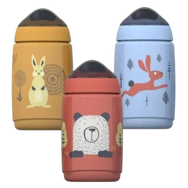 Tommee Tippee Superstar Sippee Trainer Cup 390ml in yellow, red and blue