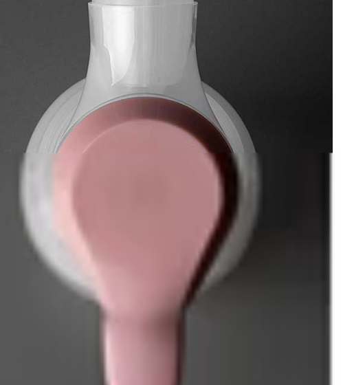 Tommee Tippee manual breast pump with pink silicone cup and clear collection vessel