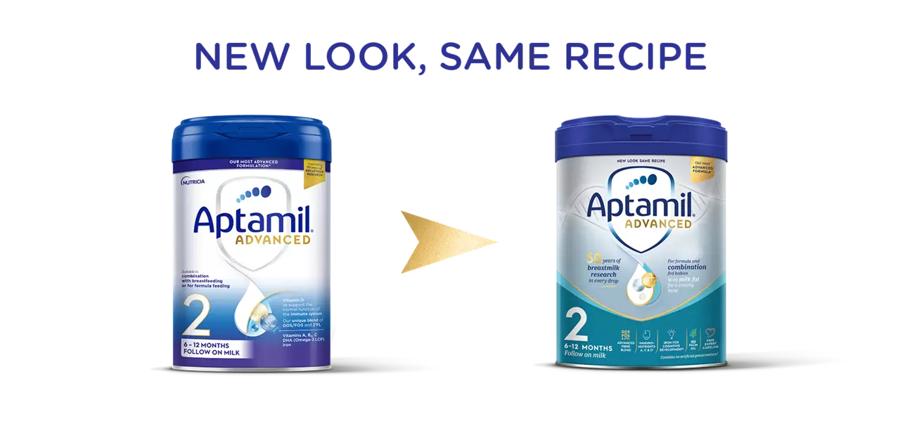 Aptamil Advanced 2 Follow On Milk 800g for six to twelve months old babies