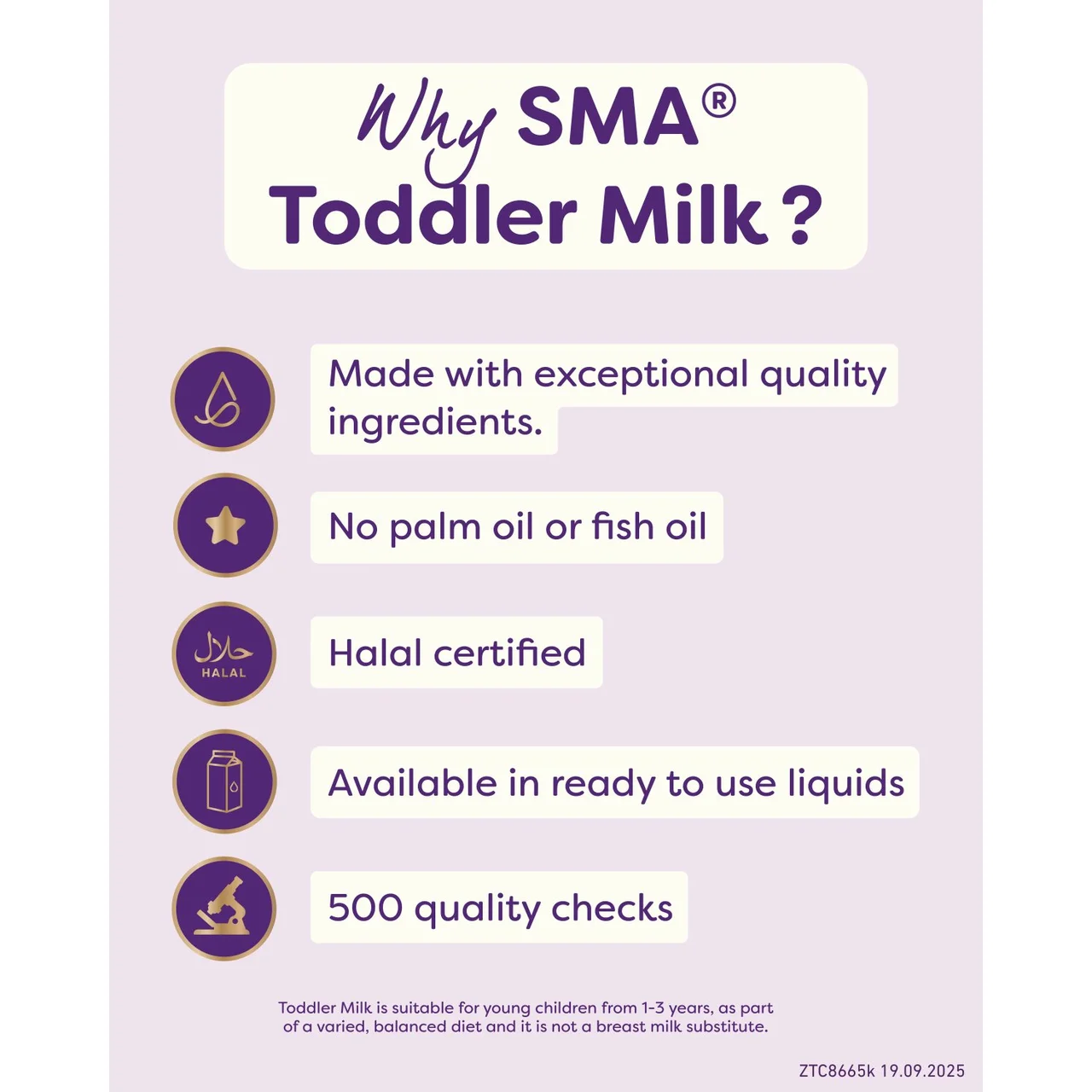 SMA Toddler 3 milk powder 800g for ages 1-3 years