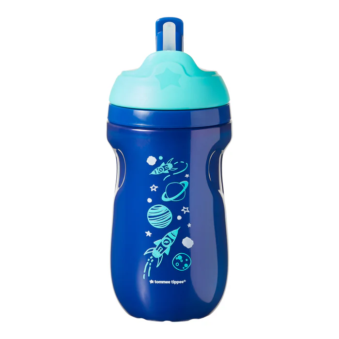 Tommee Tippee Explora Insulated Straw Cup 260ml blue turquoise