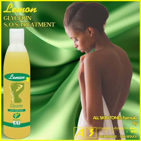 A3 Lemon Glycerin S.O.S. Treatment 260 ml skincare bottle