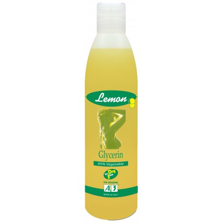 A3 Lemon Glycerin yellow liquid 260 ml bottle with white cap