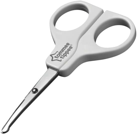 Tommee Tippee Everyday Essential baby nail scissors with white handles
