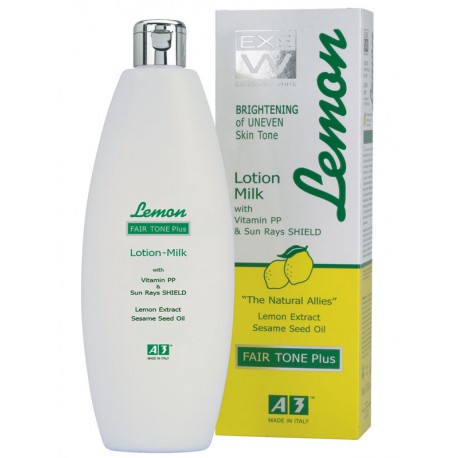 A3 Lemon Milk Fair Tone Plus brightening lotion milk 400ml bottle