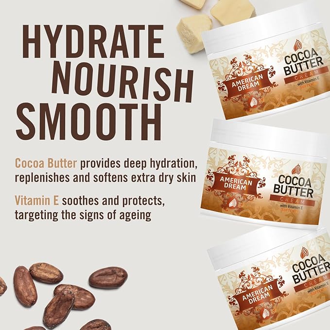 American Dream Cocoa Butter 500ml with Vitamin E skincare product