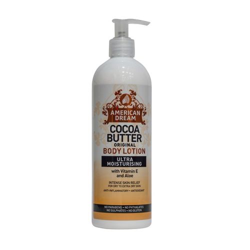 American Dream Cocoa Butter Original Body Lotion 500g pump bottle