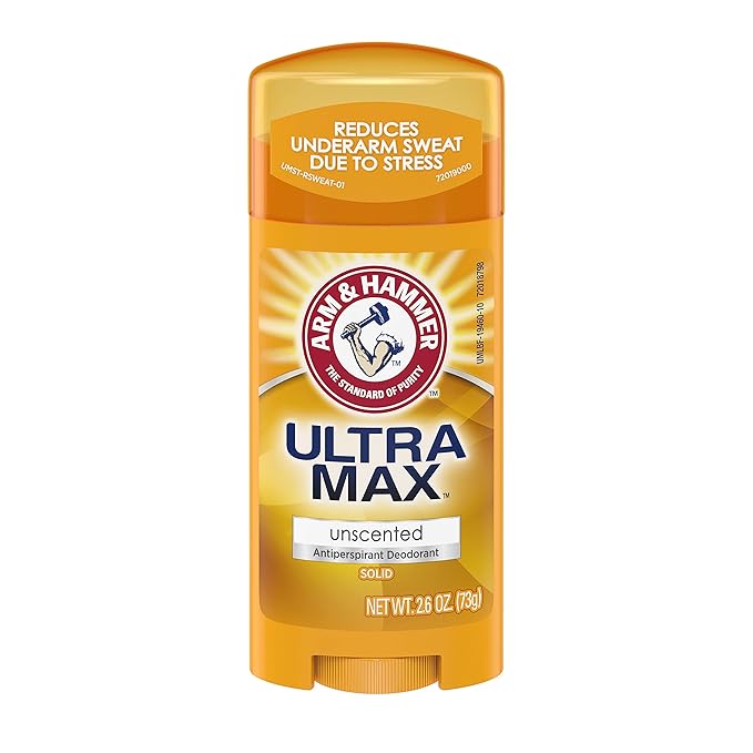 Arm & Hammer Ultra Max Unscented Antiperspirant Deodorant Solid 73g