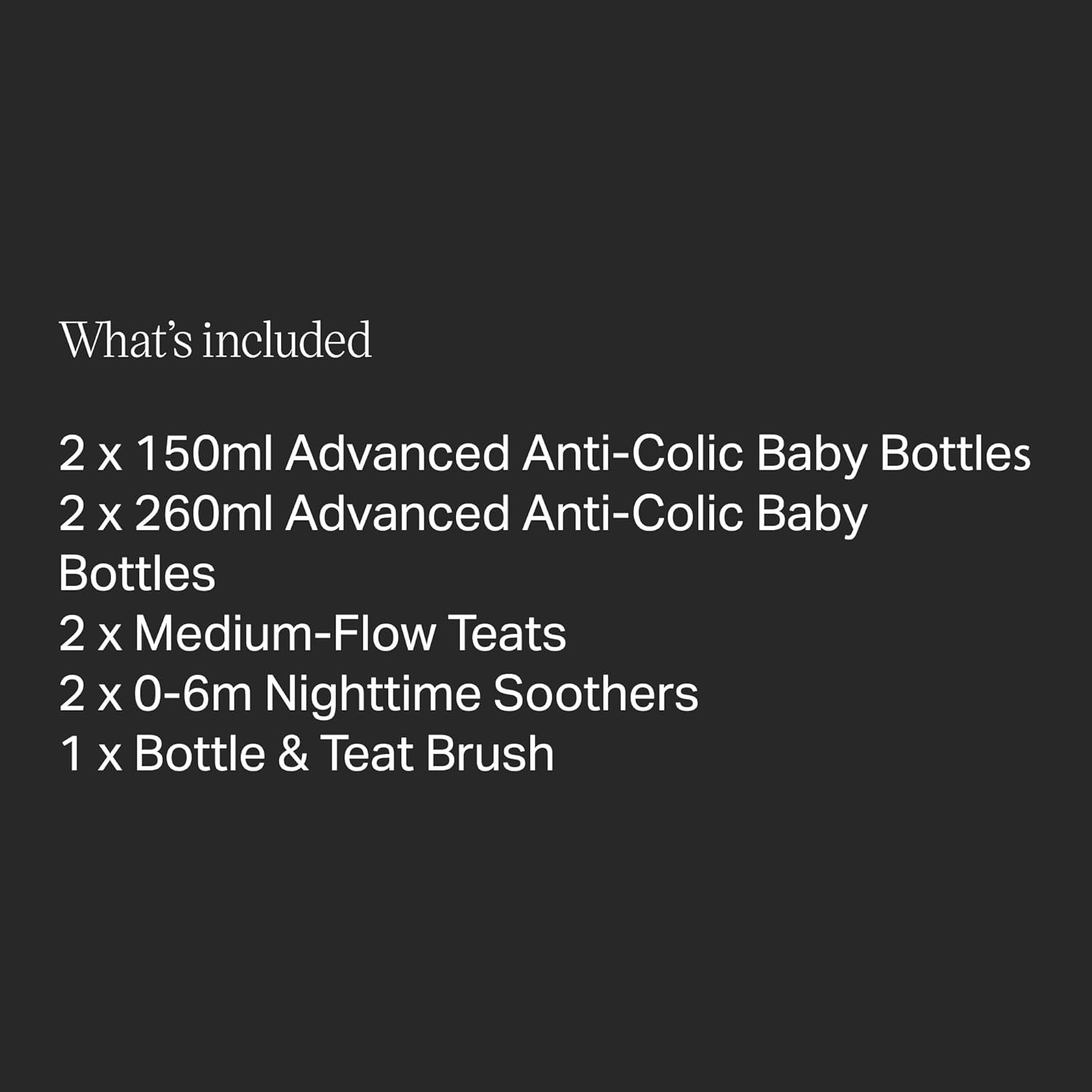 Tommee Tippee Advanced Anti-Colic Newborn Starter Set with bottles and teats
