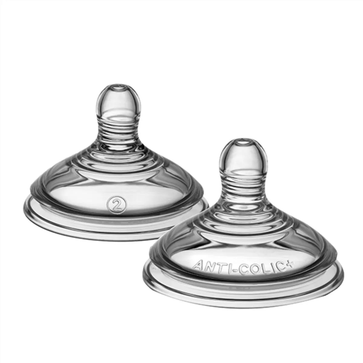 Tommee Tippee Advanced Anti-Colic medium flow teats two pack for three months plus