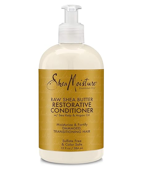 Shea Moisture Raw Shea Butter Restorative Conditioner 13oz pump bottle