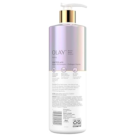Olay Firming + Collagen 17oz body lotion pump bottle lavender