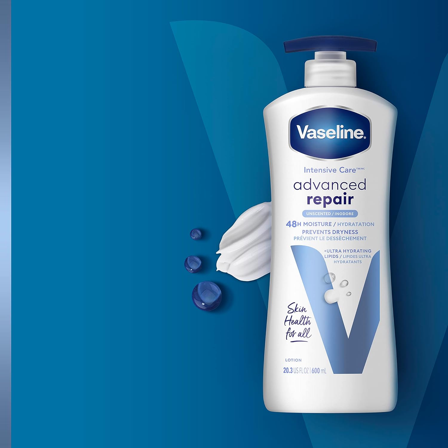 Vaseline Intensive Care Advanced Repair unscented healing moisture lotion 600ml bottle