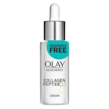 Olay Regenerist Collagen Peptide 24 fragrance-free serum with dropper, 1.3 fl oz