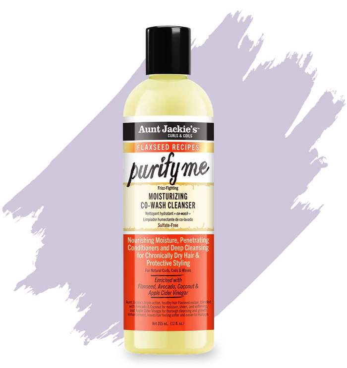 Aunt Jackie's Purify Me Moisturising Co-Wash Cleanser 12 oz bottle