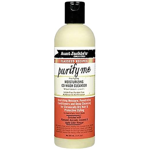 Aunt Jackie's Purify Me Moisturising Co-Wash Cleanser 12 oz bottle