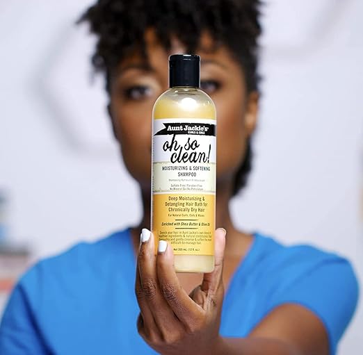 Aunt Jackie's oh so clean moisturising and softening shampoo 6oz bottle