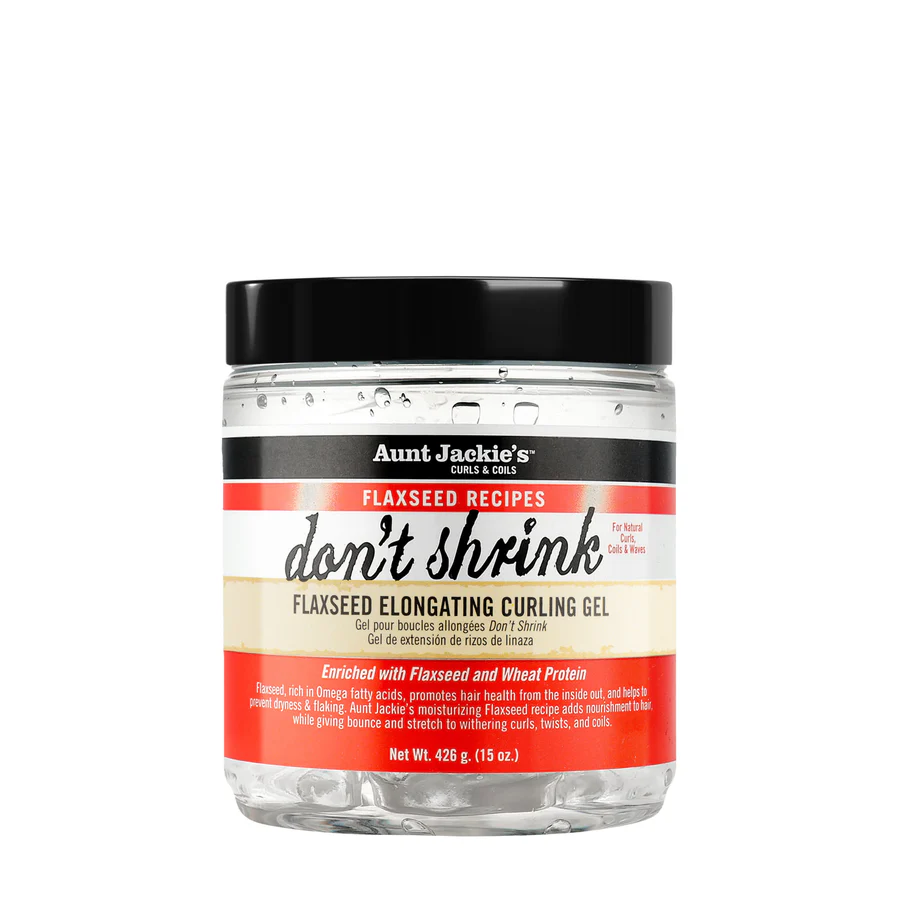 Aunt Jackie's Curls & Coils Don't Shrink Flaxseed Elongating Curling Gel 426g